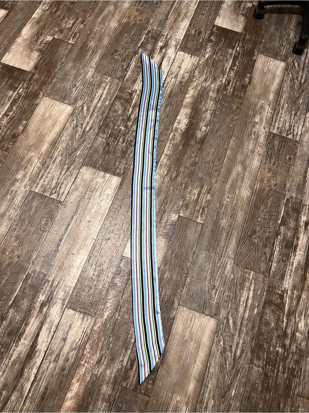 Striped Multi-Color Skinny Scarf - Women Accessories